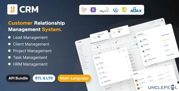 Onest CRM - Customer Relation Management System 1.0