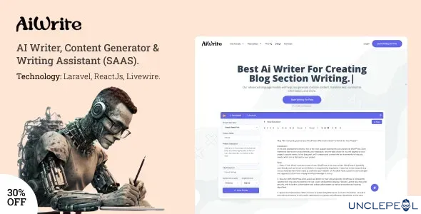 AiWrite - AI Writer, Content Generator & Writing Assistant Tools(SAAS) 1.5.1