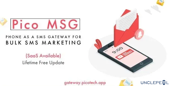 PicoMSG - Phone As an SMS Gateway For Bulk SMS Marketing System 1.4.2 NULLED