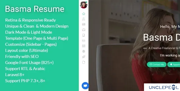 Basma - Resume / CV CMS 1.5 NULLED