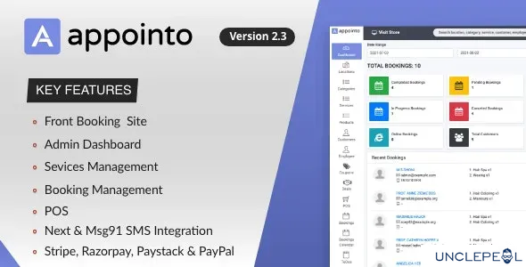 Appointo - Booking Management Php System 2.3.6 NULLED