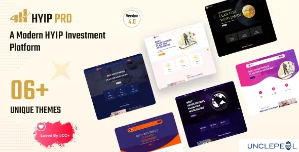 HYIP PRO - Modern HYIP Investmet Platform 5.0 NULLED