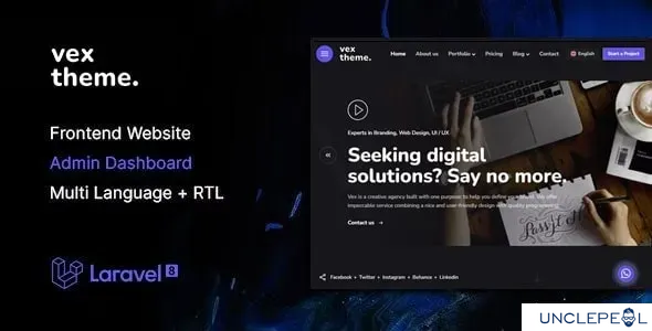 Vex - Multipurpose Website CMS and Creative Agency Management System 1.0