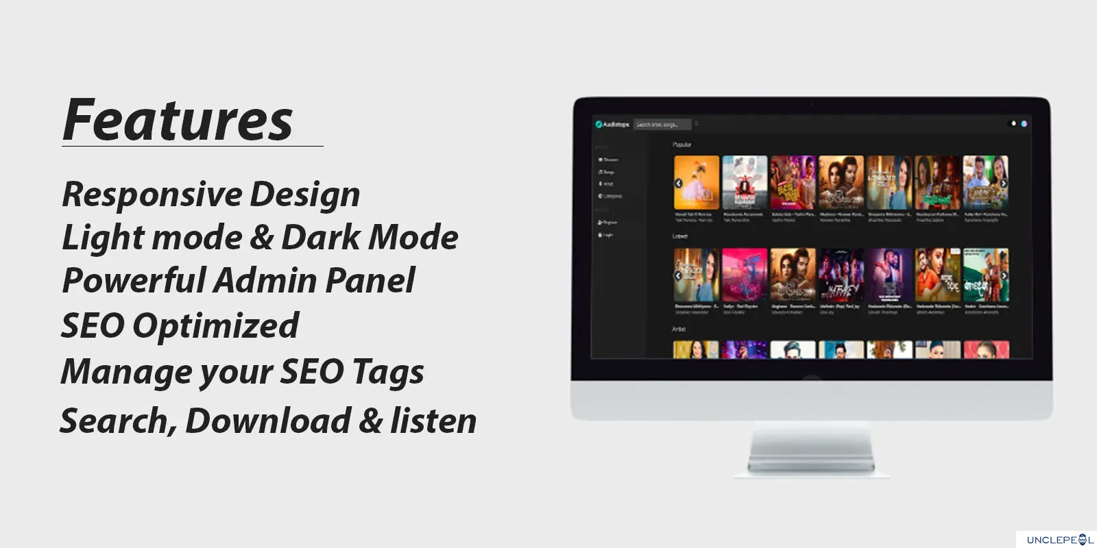 AudioTape PHP Music Downloading Songs Download Portal System 1.0