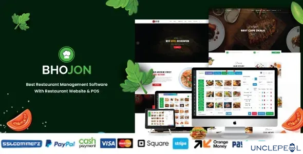 Bhojon - Best Restaurant Management Software and Restaurant Website 3.0 NULLED