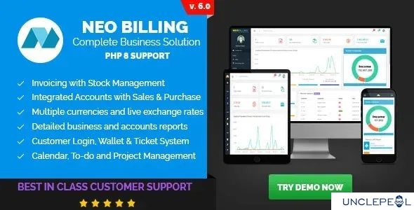 Neo Billing - Accounting, Invoicing & CRM Software [UltimateKode] 8.0 NULLED