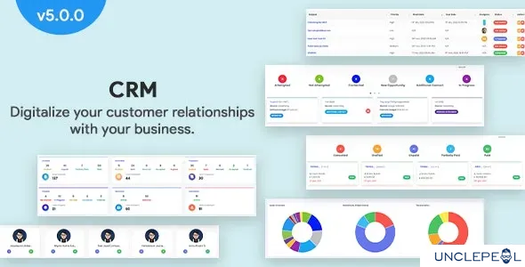 CRM - Laravel CRM with Project Management, Tasks, Leads, Invoices, Estimates and Goals 5.0.0