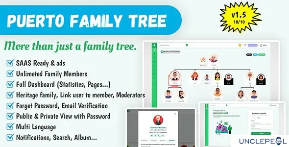 Puerto Family Tree Builder SAAS System 1.5.4