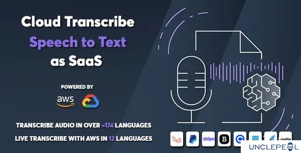 Cloud Transcribe - Speech to Text SaaS [Berkine] 1.0.1 NULLED