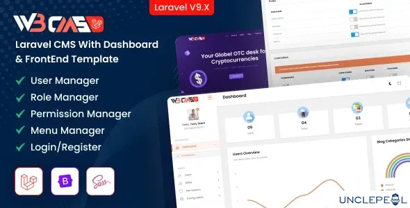 W3CMS-Laravel | Content Management System 1.0
