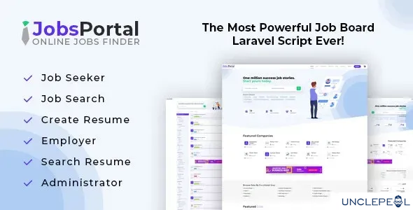 Jobs Portal - Job Board Laravel Script Premium 3.6