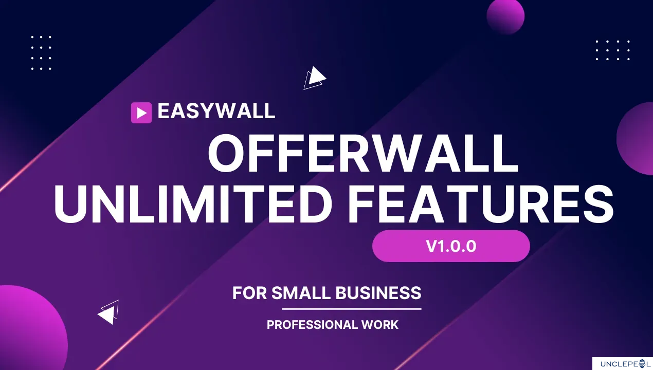 EasyWall Offerwall Script And Advertising 1.0.0