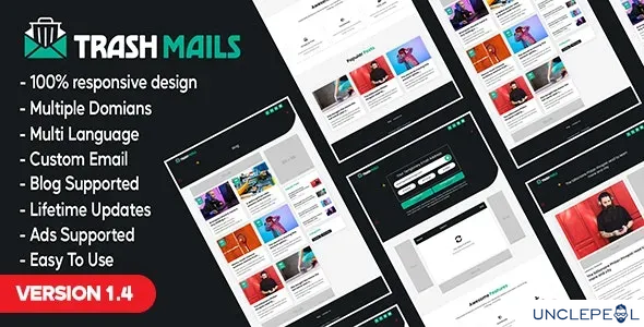Trash Mails - Temporary Email Address System by Lobage 1.4 NULLED