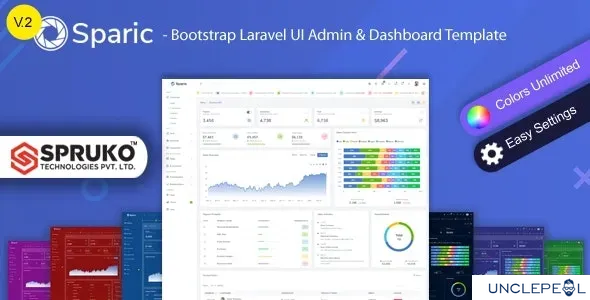 Sparic - Laravel Admin dashboard Template 2.0