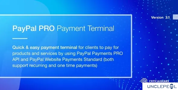 PayPal PRO Payment Terminal System 3.1