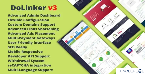 DoLinker - Ultimate URL Shortener Platform 3.1.1 NULLED