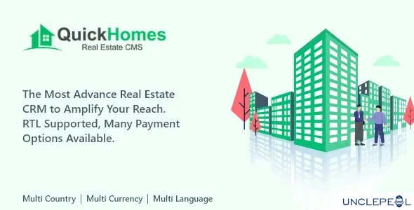 QuickHomes - Real Estate CMS PHP System 1.3 NULLED