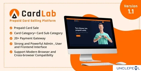 CardLab - Prepaid Card Selling Platform System 1.1 NULLED