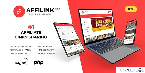 AffiLink - Affiliate Link Sharing Platform System 2.4.0