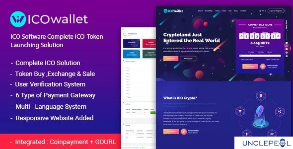 ICOWallet - ICO Script | Complete ICO Software & Token Launching Solution 3.0 NULLED