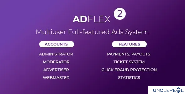 AdFlex - Multi User Full-featured Ads System 2.0.7 NULLED