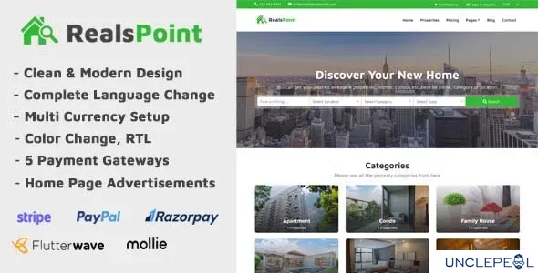 RealsPoint - Real Estate Property Listing Platform phpscriptpoint 1.2