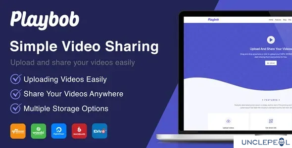 Playbob - Simple Video Sharing System 1.1 NULLED