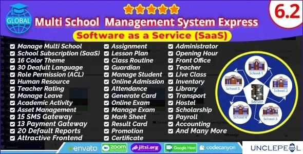 Global - Multi School Management System Express [codetroopers] 6.2 NULLED