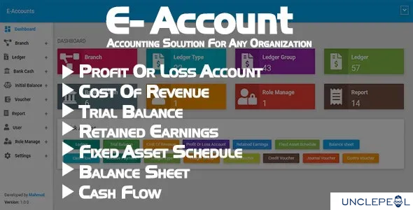 E-Account - Accounting Software for any Organization 1.0.0
