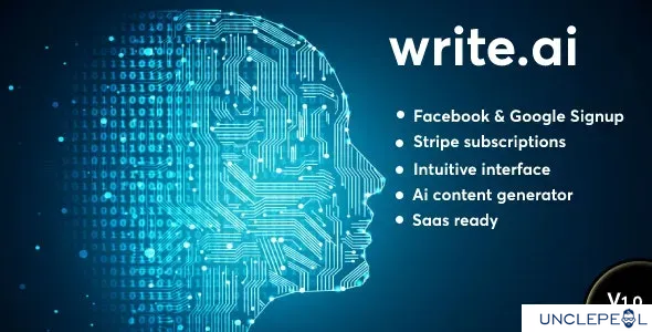 Write.ai - AI Content Generation Tool (SAAS) 1.0