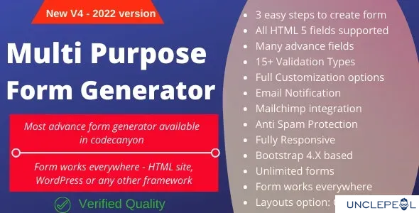 Multi-Purpose Form Generator & docusign (All types of forms) SaaS 4.8 NULLED Extended
