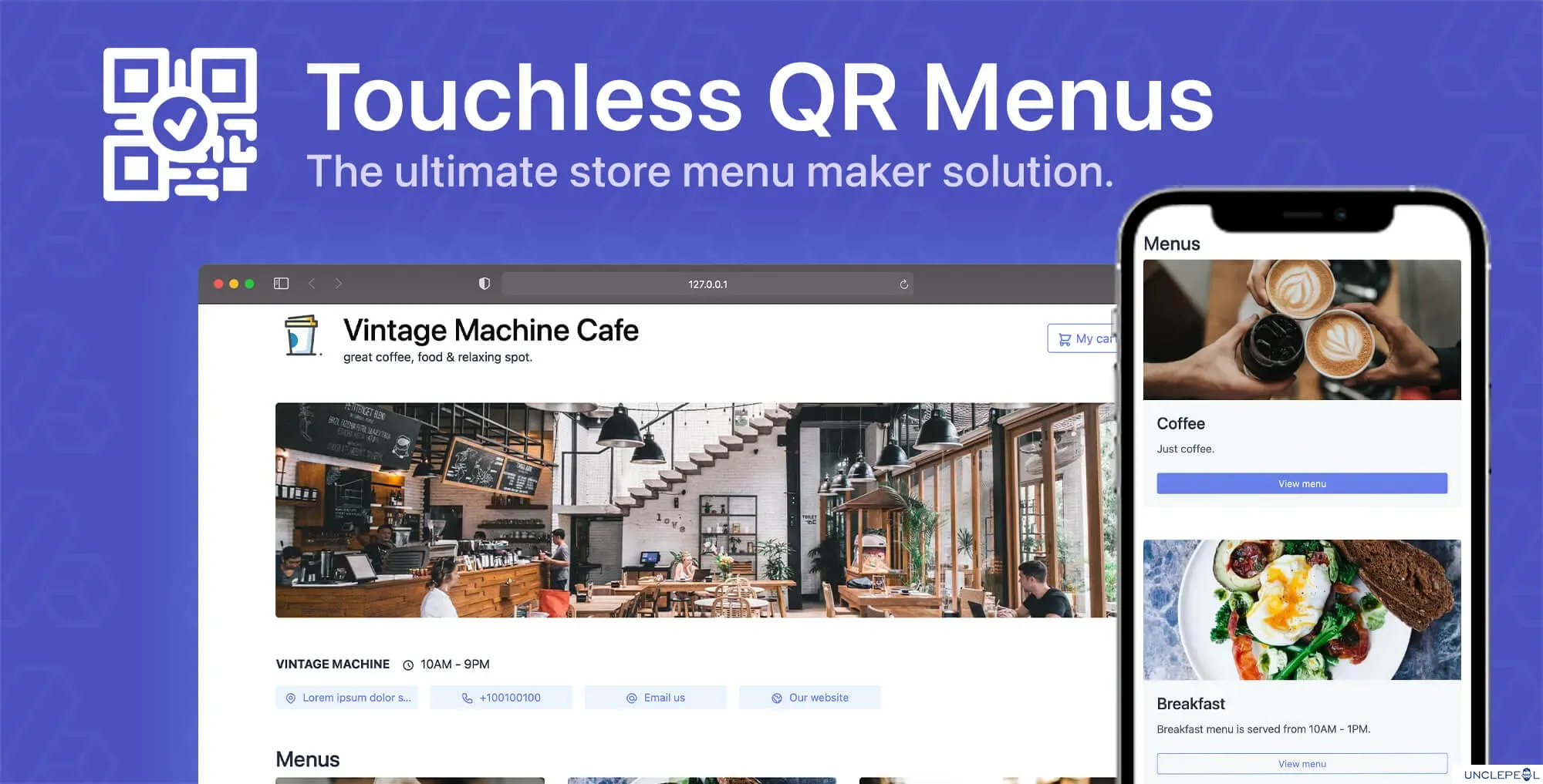 66qrmenu - Touchless QR Code Menus by AltumCode 20.0.0 NULLED Extended
