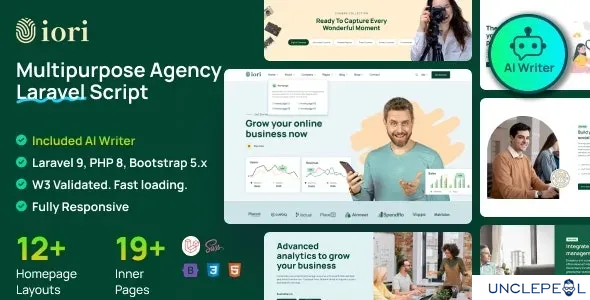Iori - Business Website for Company, Agency, Startup with AI writer tool & shopping cart 1.5.7