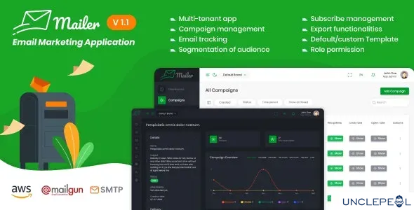 Mailer - Email Marketing Application System 1.2 NULLED