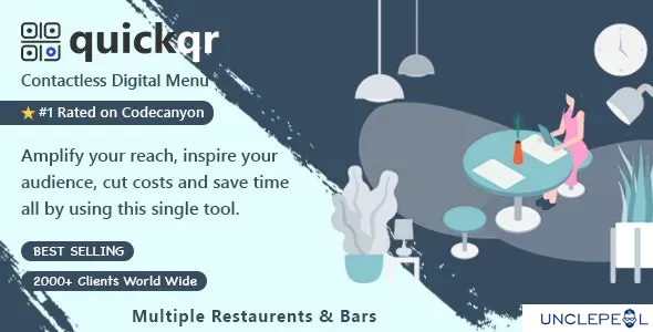 QuickQR - Saas - Contactless Restaurant QR Menu Maker System 6.3.7 NULLED