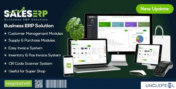 ERP - Business ERP Solution / Product / Shop / Company Management 10.0 NULLED