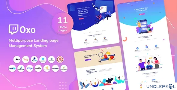 OXO - Multipurpose Landing page CMS by xgenious 1.7 NULLED