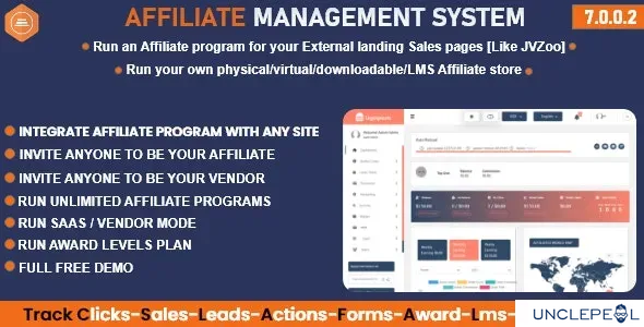 Affiliate Management System - PHP Platform System 8.0.0.0 NULLED