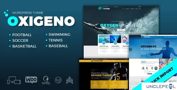 Oxigeno – 体育俱乐部与队伍WordPress 1.3.6