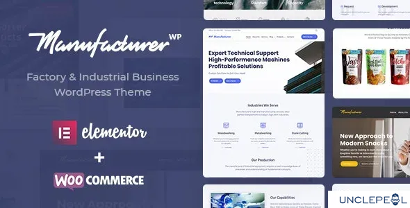 Manufacturer - 工厂与工业 WordPress 主题 1.3.7 开心版