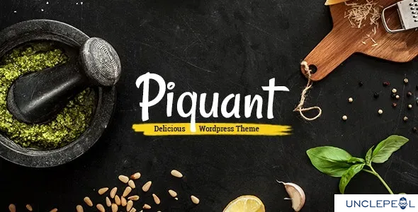 Piquant - 餐厅、酒吧与咖啡馆主题 2.0