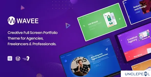 Wavee - 创意作品集 WordPress 主题 1.3.3