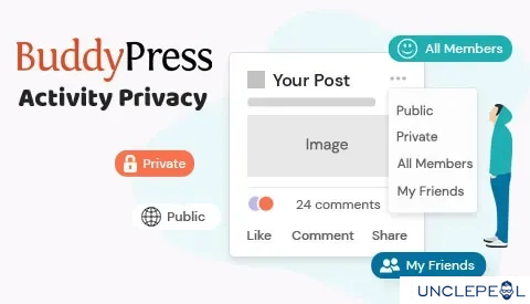 BuddyPress活动隐私 1.0.8