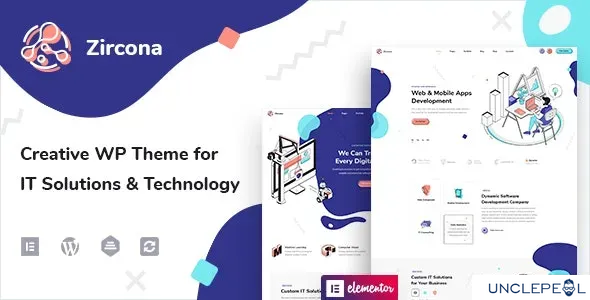 Zircona - IT 解决方案与技术 WordPress 主题 1.2.3 开心版