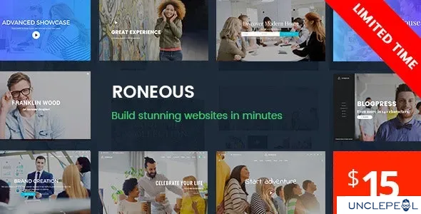 Roneous - 创意多用途 WordPress 主题 1.9.6