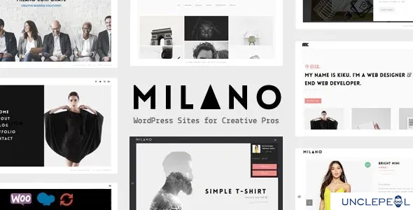 Milano | 创意极简作品集与摄影 WordPress 主题 5.6