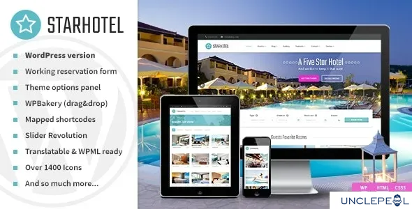 Starhotel - 酒店 WordPress 主题 3.0.5