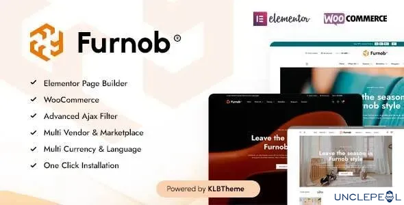 Furnob - 家具商店 WooCommerce 主题 1.1.4 开心版