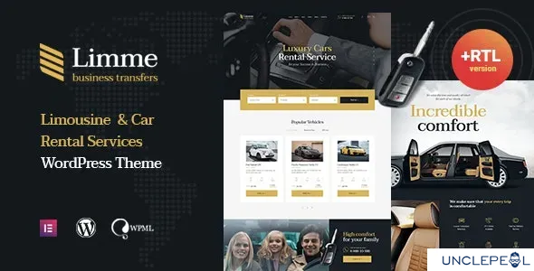 Limme - 豪华轿车转车与汽车经销 WordPress 主题 + RTL 1.2.3