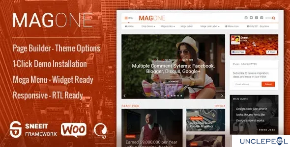MagOne - 响应式杂志与新闻 WordPress 主题 8.2